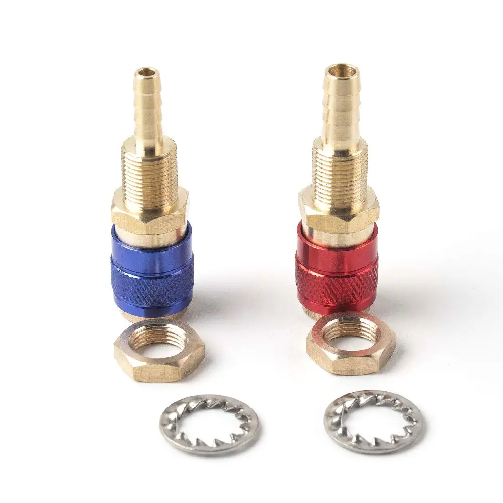Water Cooled Gas Adapter Quick Connector Fitting TIG Welding Torch MIG Welding Torch connector Soldering Supplies welding cable connector welding torch