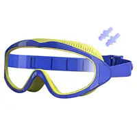 Kids Swimming Goggles Anti-Fog Goggles For Swimming With Ear Plugs UV Protection Glasses For Boys Girls Learn Swimmer Dive