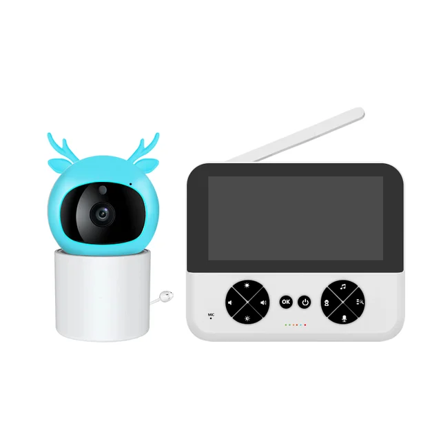 4.3inch Screen 720P Wireless Video Baby Monitor Intercom Baby Nanny Security Camera VOX Mode Temperature Monitoring Babysitter 5