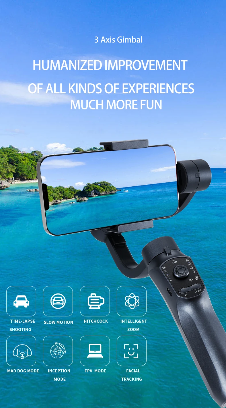 3-achsen Gimbal Für Smartphones Mit Gesichtsverfolgung_voghion.com