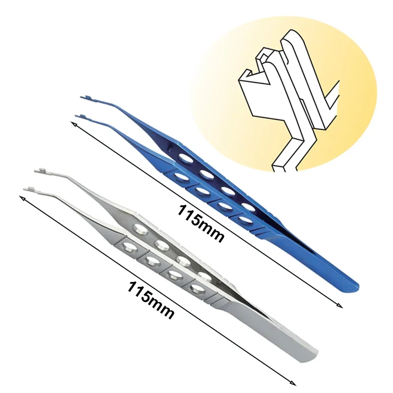 

Lens Folding Forceps Eye Tweezers Clamp Stainless Steel/Titanium Alloy Ophthalmic Eye Instrument