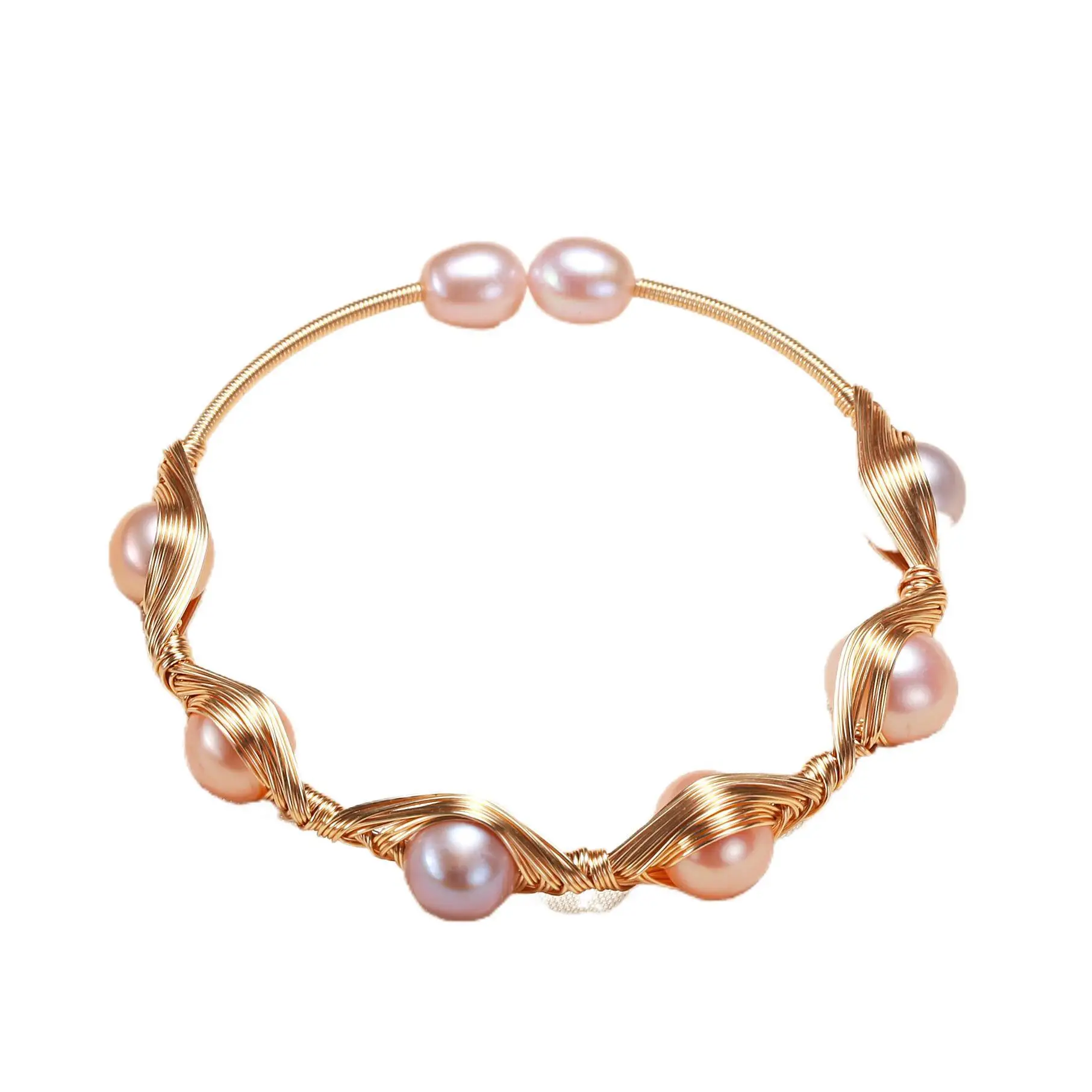 

The Manufacturer Directly Supplies Freshwater Pearl Wound Demonic Eye Bracelet For Girls' Leisure Fashion Bracelet
