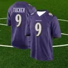 Purple Jersey No. 52/9/4 Classic Summer Short-Sleeved Outdoor Ray Lewis Justin Tucker Zay Flowers Baltimore Ravens Clothing 2