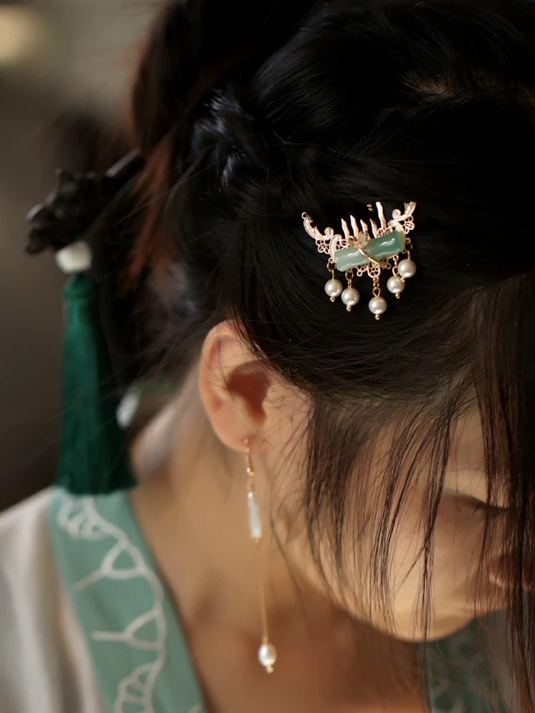 ߱  Hanfu   ׼  Ӹ Updo    ƽ Ͱ