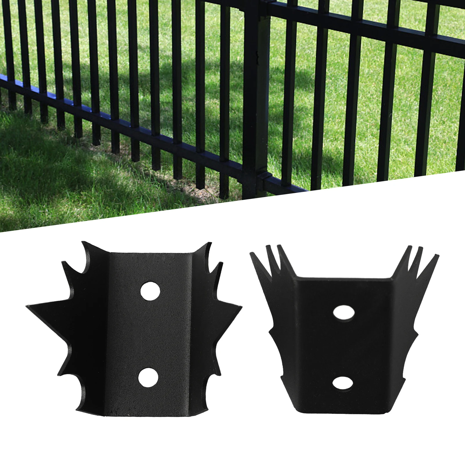12pcs Spike Defender Fence Wall Spikes Wall Window Intruder Repellent Burglar Anti-Climb Garden Security Supplies