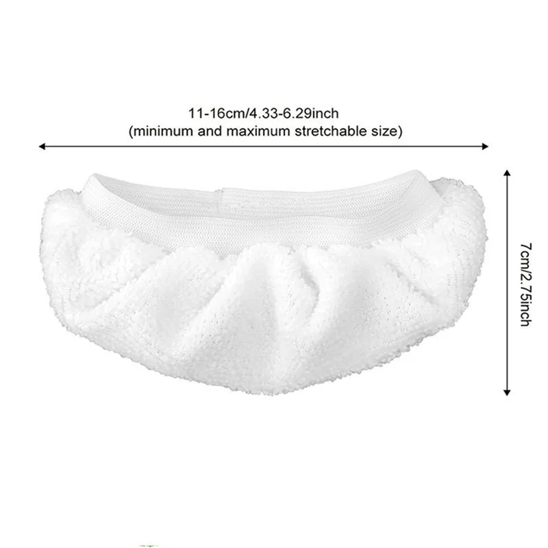10 cuscinetti riutilizzabili per scopa a vapore, cuscinetti universali per pulitore a vapore, accessori per Karcher SC1 SC2 SC3 SC4 SC5 SV7 - immagine 6