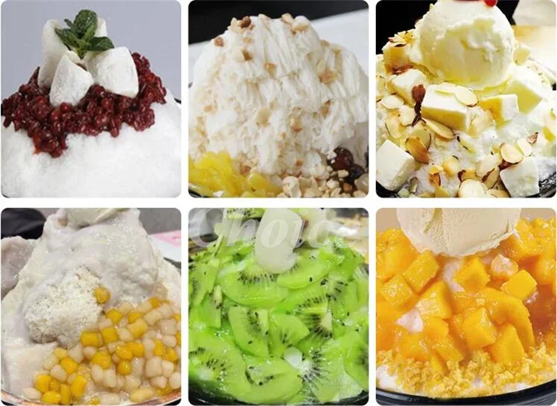 Commercial Snowflake Ice Machine 240kg/24h Automatic Small Korean Bingsu Machine Water-Cooling Ice Crusher Shaver Snow Maker