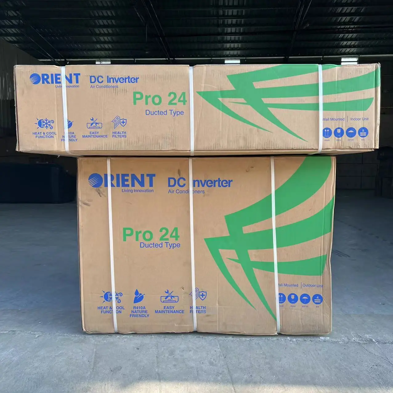 Ceiling Concealed Ducted Type Air Conditioner Orient 18000btu 24000btu 36000btu 48000btu DC Inverter Heat Pump 220V 50HZ R410A 2