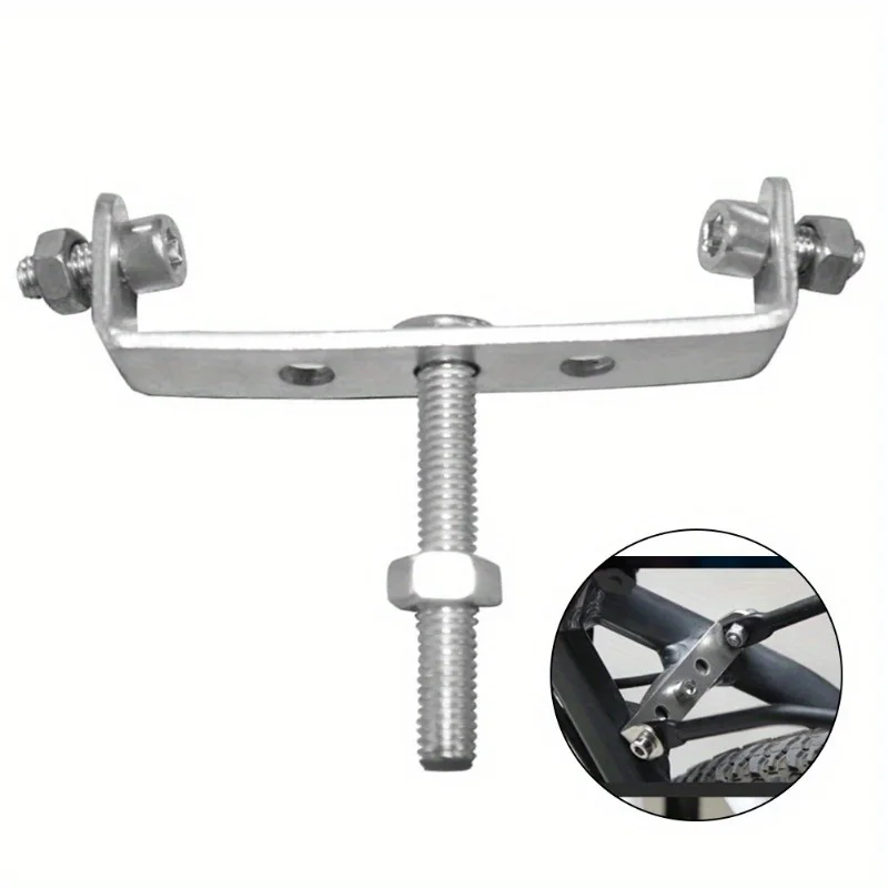 Bicycle Rear Shelf Convert Rear Pannier Racks Connector Seatpost Adapter for Bike Rack Mount Conversion 1/6 Pcs