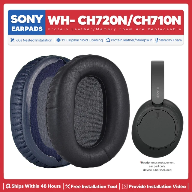 Almohadillas suaves de espuma viscoelástica para auriculares Sony  WH-CH710N, almohadillas de repuesto para los oídos - AliExpress