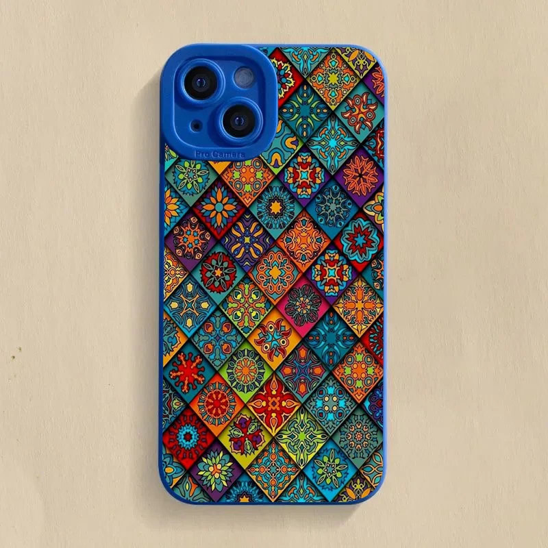 Vintage Totem Pattern Shockproof Soft Phone Case