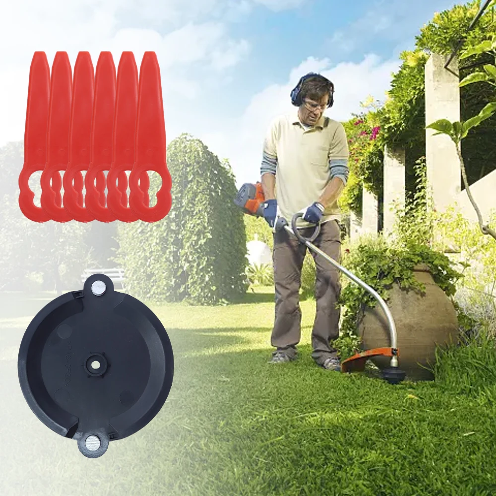 Lawn Mower Trimmer Blade 20pcs For Parkside Grass Replacement Blade Cutting Disc For PRTA 20Li A1311046 Garden Power Tools