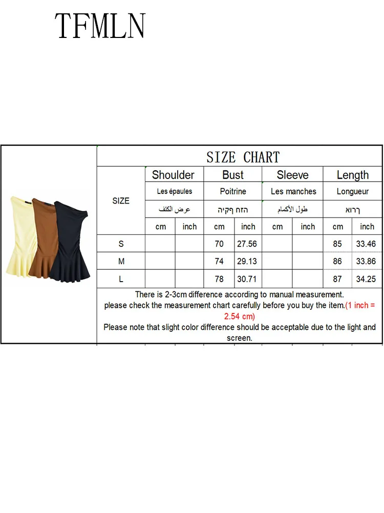TFMLN 2025 Women Solid Asymmetrical Mini Dress Summer Sleeveless Diagonal Collar Causal Slim Dress Fashion High Street Dress