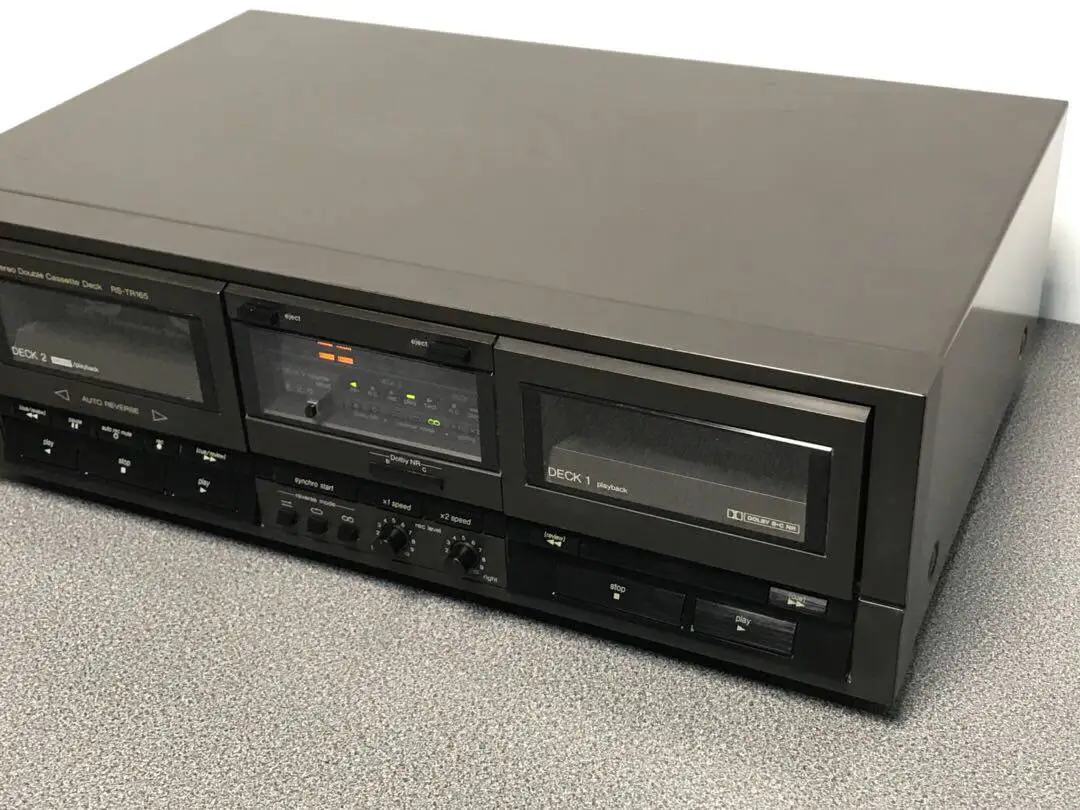 RS-TR165 카세트 카드 홀더 듀얼 슬롯 전자 제어 재생 메커니즘 오리지널 2팩