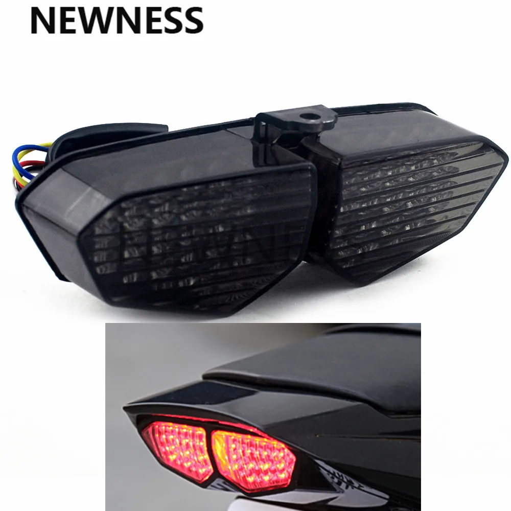 Rear Brake Tail Light Motorcycle LED Taillight Turn Signal Lamp For ...