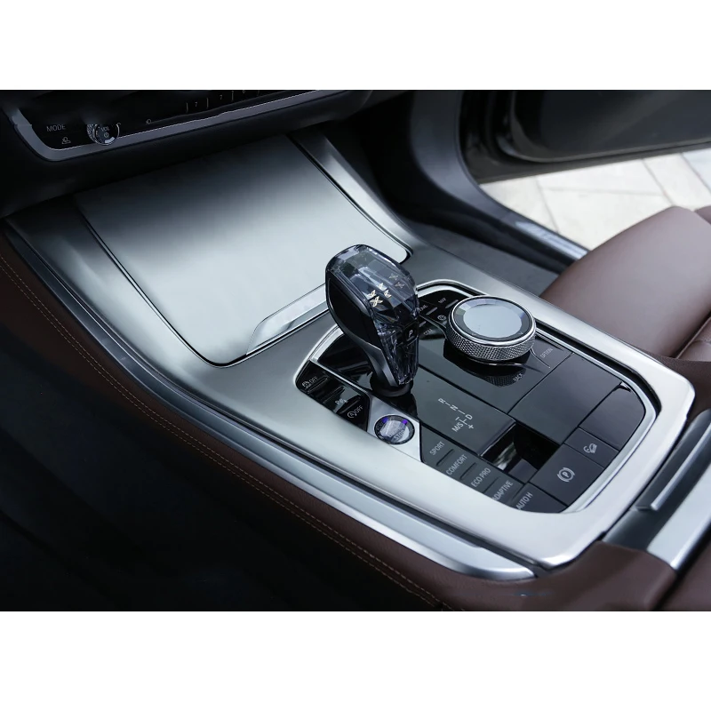 Car Center Control Gear Cigarette Lighter Panel Trims Decoration for Bmw X5  X7 G05 G07 2019 2020 2021 2022 Accessories Auto Kit