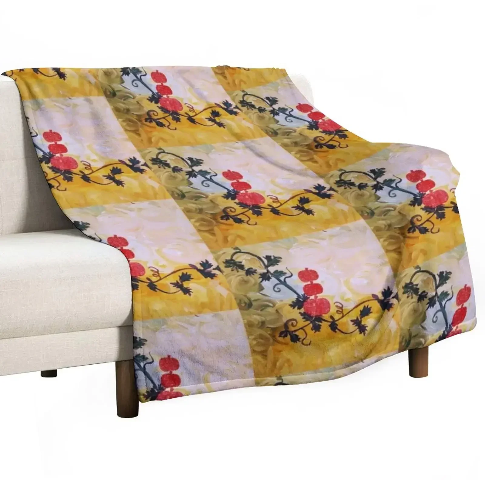 Pumpkin Romp Throw Blanket Luxury Kid'S blankets and throws Blankets