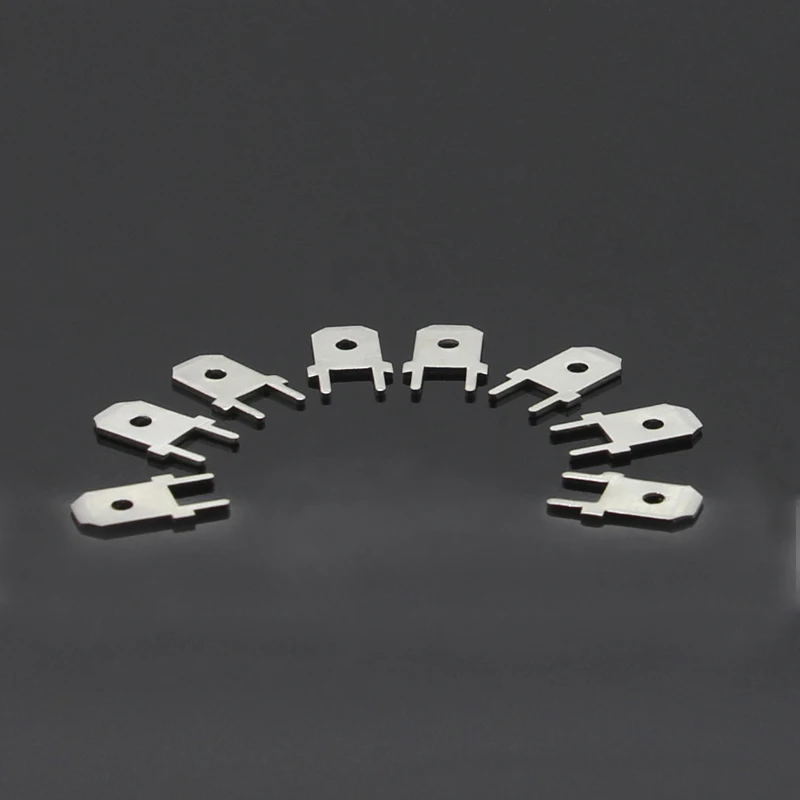 

6.3mmPCB solder pad insert circuit terminal board 250 insert spring 0.8MM thick