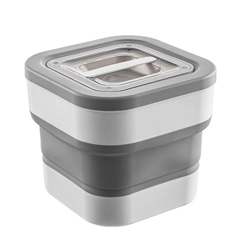 

Portable Pet Storage Container Collapsible Pet Container Pet Pan Perfect for Home Camping and Travel Use