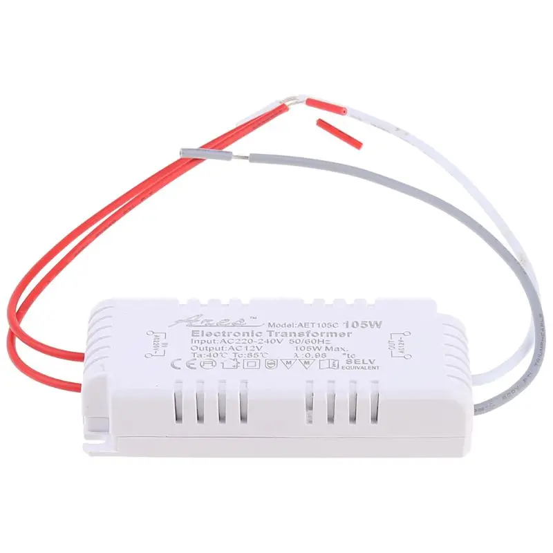 12V 105W 할로겐 드라이버 조명 LED 전원 공급 장치 전자 변압기 새 제품