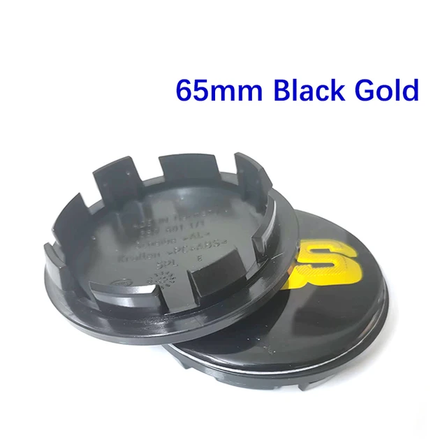 4 Pz/Set 65Mm Oro Nero Per Bbs Logo Badge Emblem Auto Styling Wheel Center Hup Cap Car Retrofit Accessori Auto Decorativi