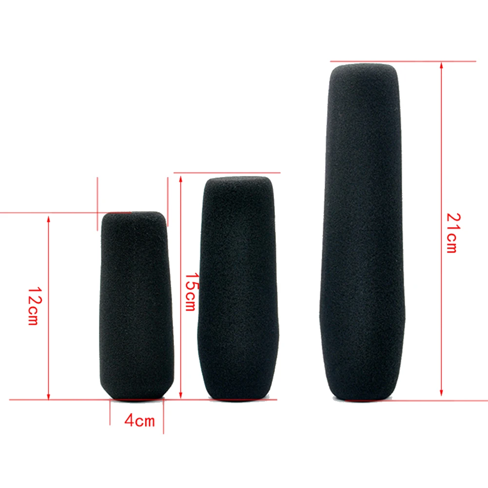 길이 22Cm 내경 20-22Cm 용 두꺼운 스폰지 앞 유리 커버 긴 인터뷰 마이크 카메라 마이크 커버 재스민