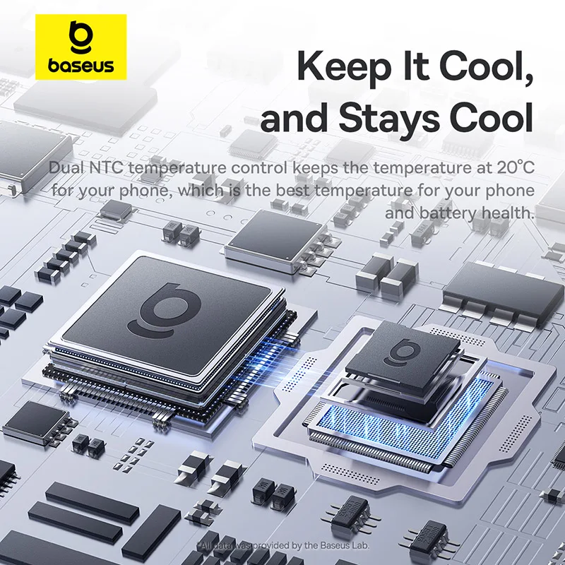 【New Sale】Baseus Magnetic Phone Cooler with 15W Wireless Charging for iPhone Gaming Radiator with Mobile Phone Stand Cooling Fan