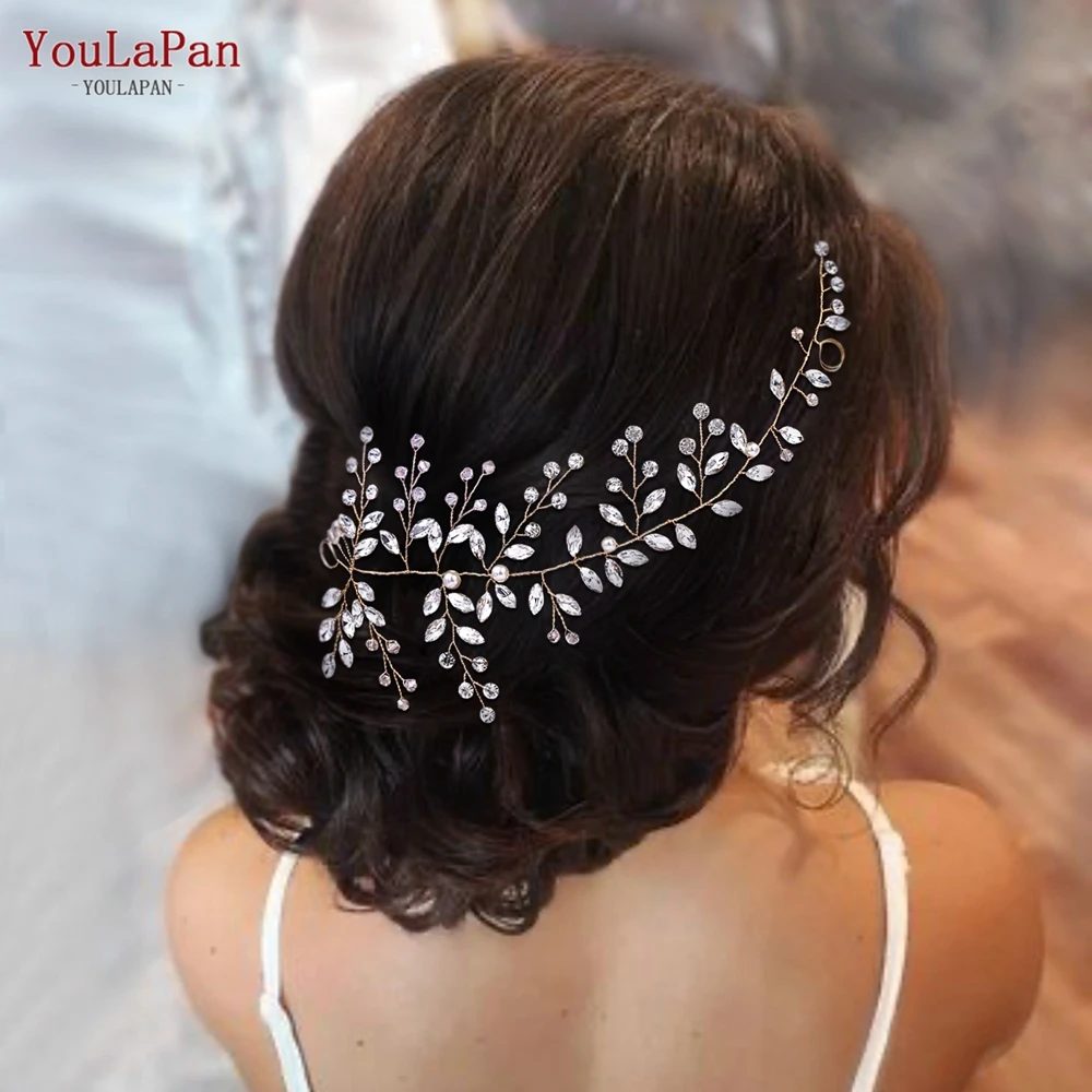 Wedding Party Headdress Hair Accessories Fascinator Crystal Rhinestone Headpieces