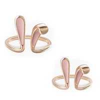 SALONGFANG Cute Rabbit Ear Ring Cartoon  Animal Ring Bracelet For China Girlfriend Opening Adjustable Holiday Jewelry Wholesale 1