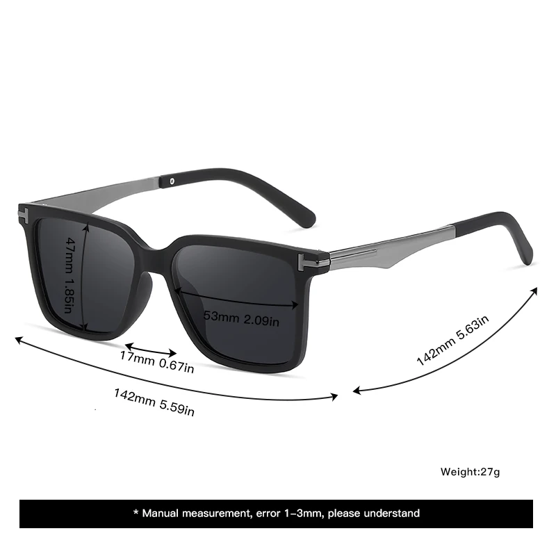 New Sunglasses Polarized Sunglasses for Men Classic Square for Men And Women Car 901