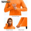 TACVASEN UPF 50+ Hooded T-Shirts Mens Quick Dry UV Block Sun Shirts Lightweight Hoodie Shirt Running Fishing Performance Tops 4
