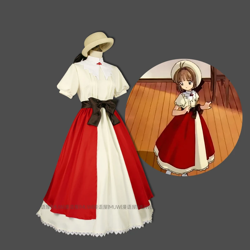 

COSLEE аниме кардкоптер Сакура косплей костюм Окончательный суждение отличный подарок дедушки Лолита Форма платье вечеринка наряд женский