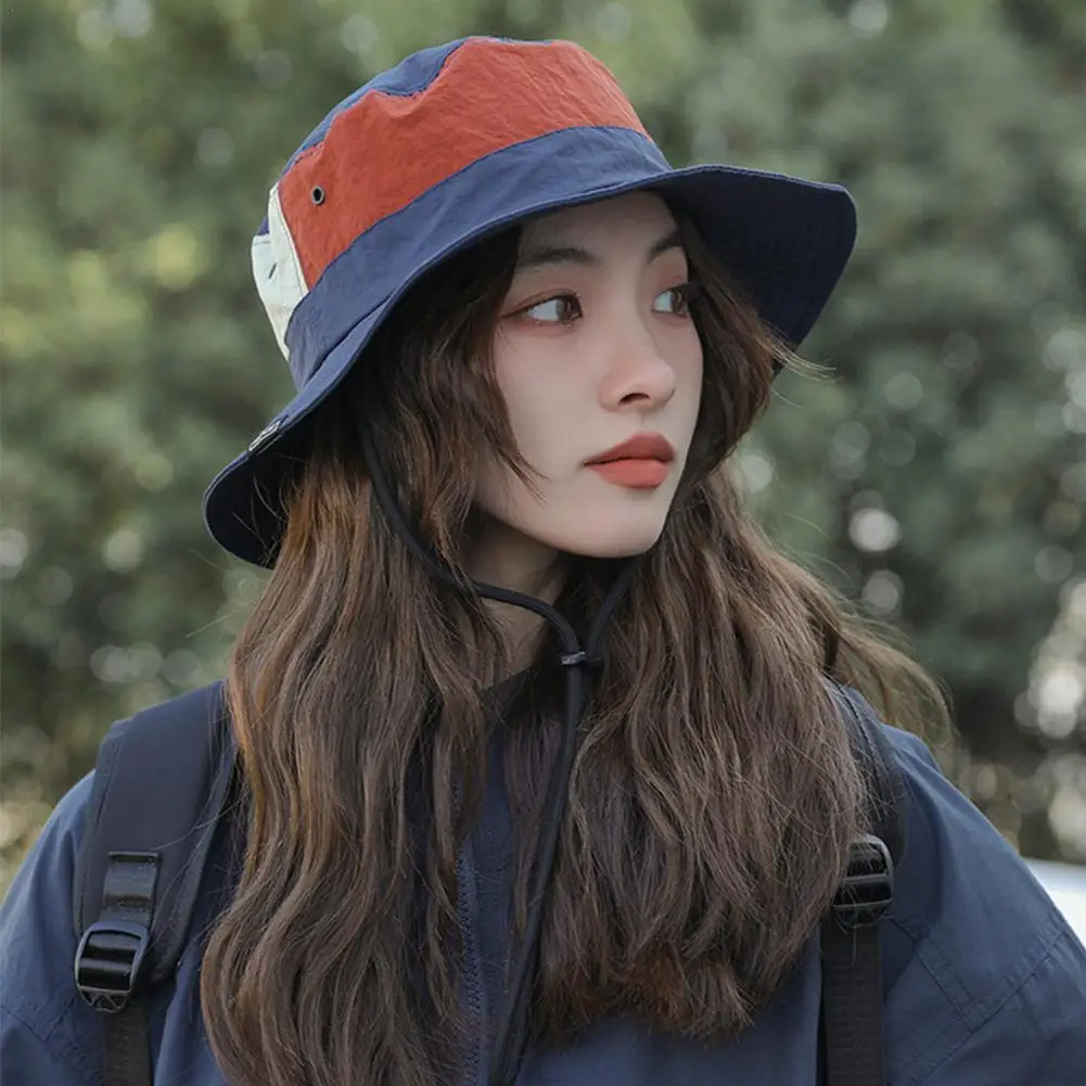 Japanese Quick-drying Packable Hat Fisherman Hat for Women Summer Sun Hanging Bag Mountaineering Leisure Vacation Visor Basin sun hat fisherman hat sun protection hat