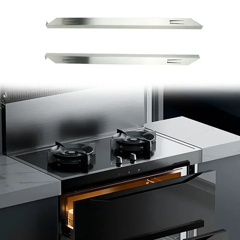 Herdlückenabdeckung Edelstahl - Verstellbarer Spaltenschutz 35,8-70,5 Cm Für Küche