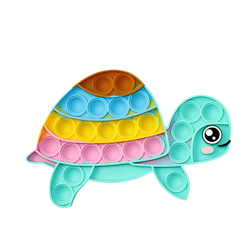 

Clearance Promote Pop Anti Stress Relief Fidget Toys Rainbow Animal Push Bubble Squishy Simple Dimple Antistress Toy For Kids