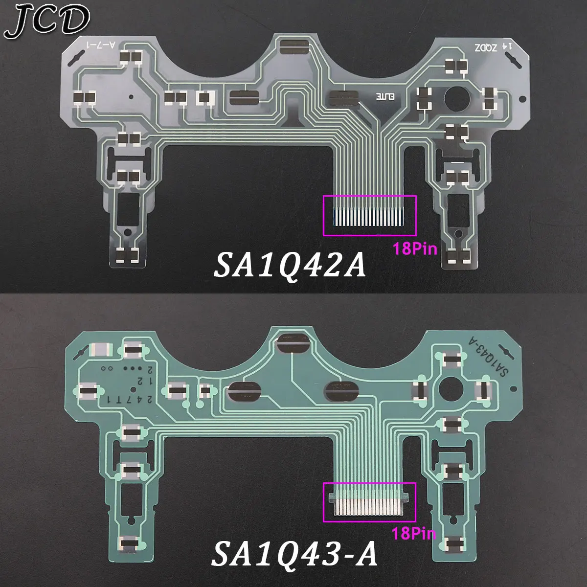  PS2 SA1Q42A SA1Q43-A 용 JCD 10pcs 리본 회로 기판 필름 조이스틱 플렉스 케이블 PS2 컨트롤러 용 전도성 필름