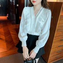 

Knitwear Sweater Women Shirt Patchwork 2022 Korean Fashion Sweet Fungus Edge V-neck Single-breasted Cardigan Womens Tops