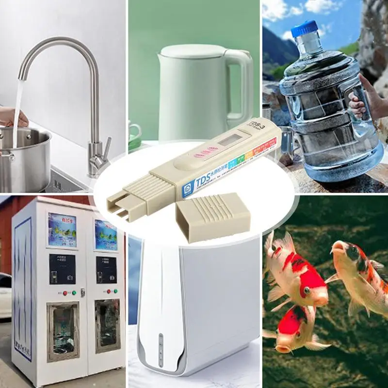 Water Quality Tester Water Quality Meter High Accuracy Professional Instant TDS Tester For Swimming Pools Aquariums