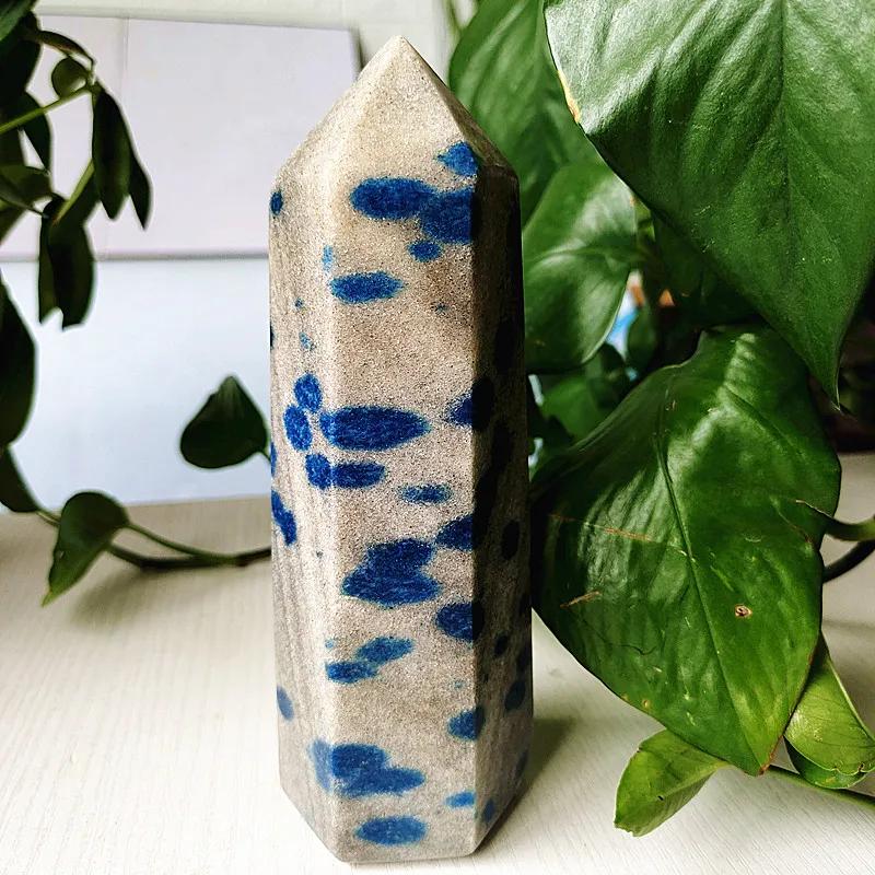 Natural Stone K2 Wand Point Crystal Tower Sorcery Spiritual Meditation Healing Square Tower Feng Shui Crystal Room Decoration 6