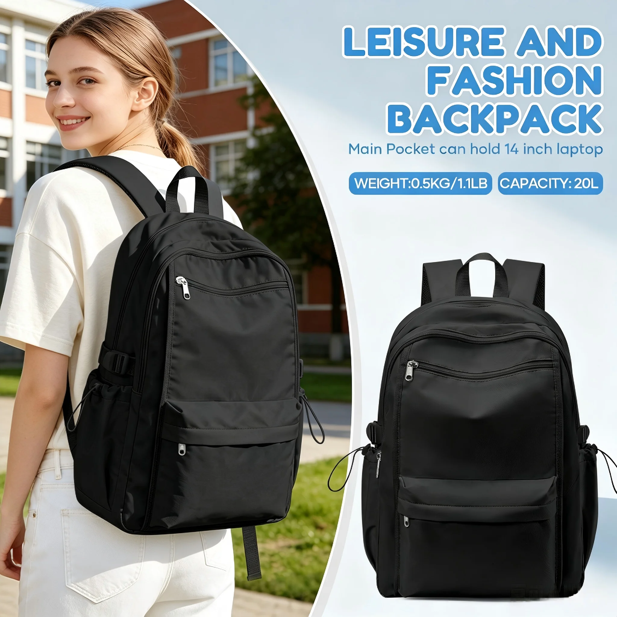 Fashionable School Backpack for Teenanges, Waterproof Backpack For Boys, Women Laptop Backpack, Casual Backapck, Book Bag Unisex 1
