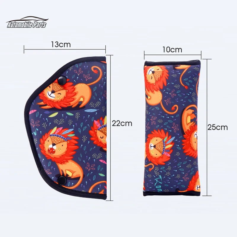 Car Seat Belt Adjustment Holder Seatbelt Padding Cover for Baby Child Kids Anti-Neck Safety Shoulder Positioner Shoulder Pad Kit