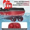 JIKEFUN 686 Rc Boat 2.4G 1/72 Powerful Dual Motor Long Range Wireless Electric Remote Control Tugboat Model  Toys for Boys Gift 2