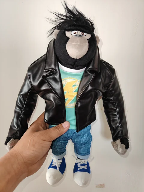 Johnny&#39;s - ぬいぐるみ Amazon.co.jp: UKToyworld Sing 2 Johnny 12 Inch Gorilla Plush