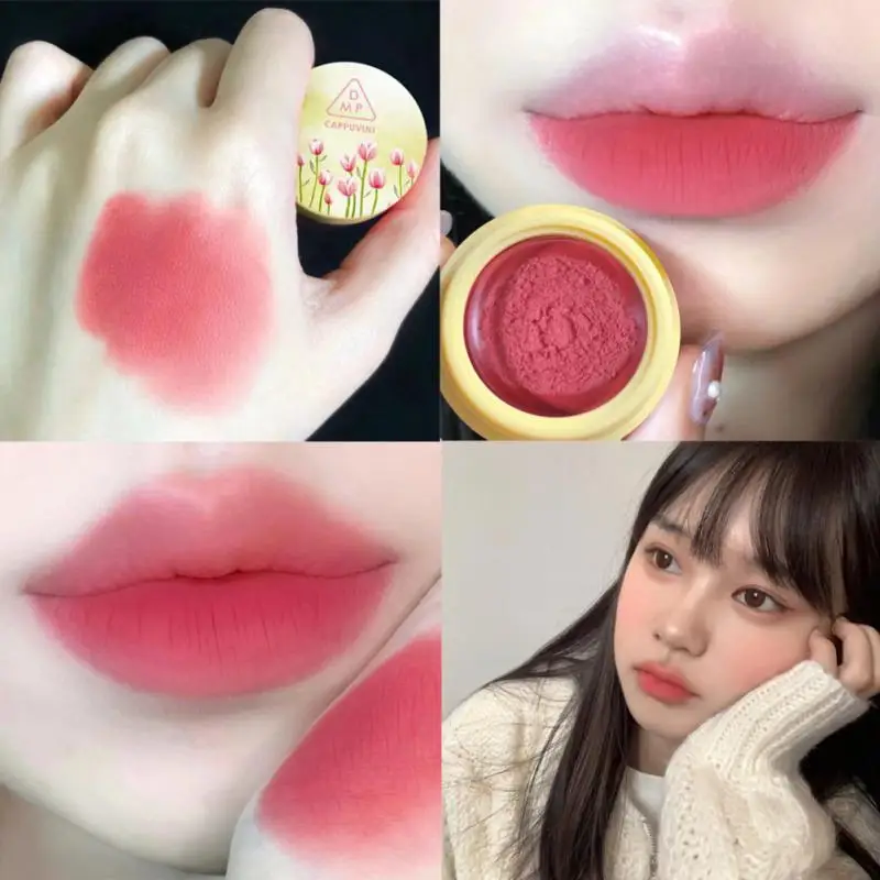 

Canned Lip Glaze Mud Balm Crystal Moisturizing Lipstick Velvet Matte Pigment Can Tint Beauty Long Lasting Makeup Korean Cosmetic