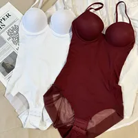 Femmes Shapewear Body serré minceur corps Shaper Body avec soutiens-gorge 3