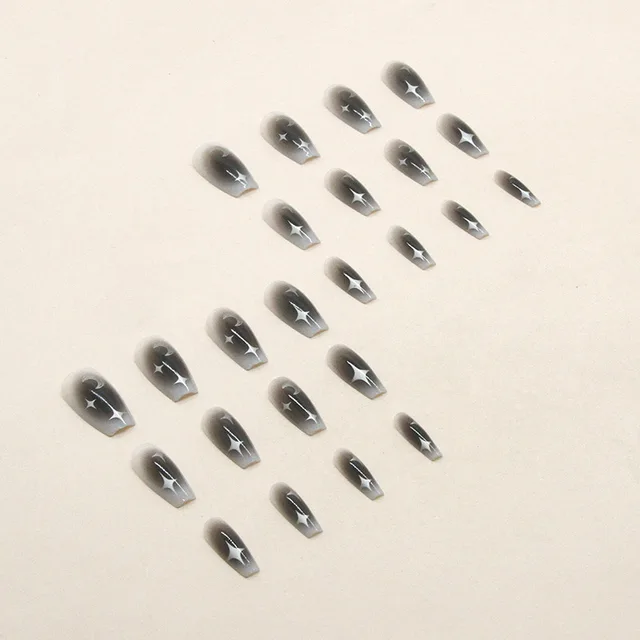 Y2k-Fake-Black-Nail-Long-Ballet-Reusable-Adhesive-Acrylic-Press-on-set-Nails-Dark-Acrylic-Artificial jpg