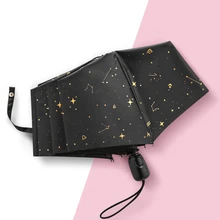 

Constellation Umbrellas Rain Women Automatic Folding UV Sun Umbrella Men Galaxy starry sky Female Umbrella Female