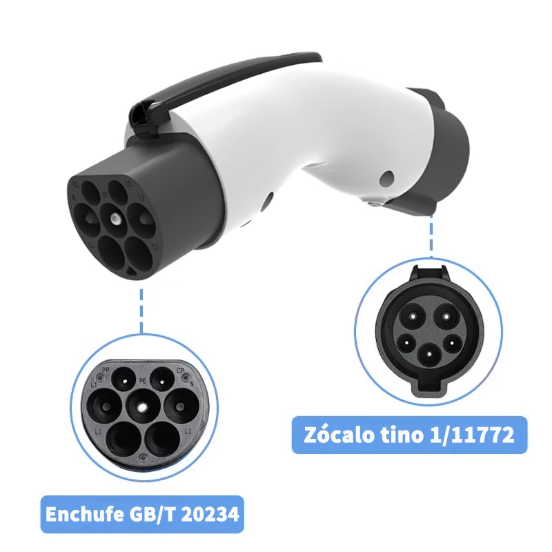 byd アダプター WUFEN BYD 車専用アダプタ 32A Type1 から GBT アダプタ電気自動車の