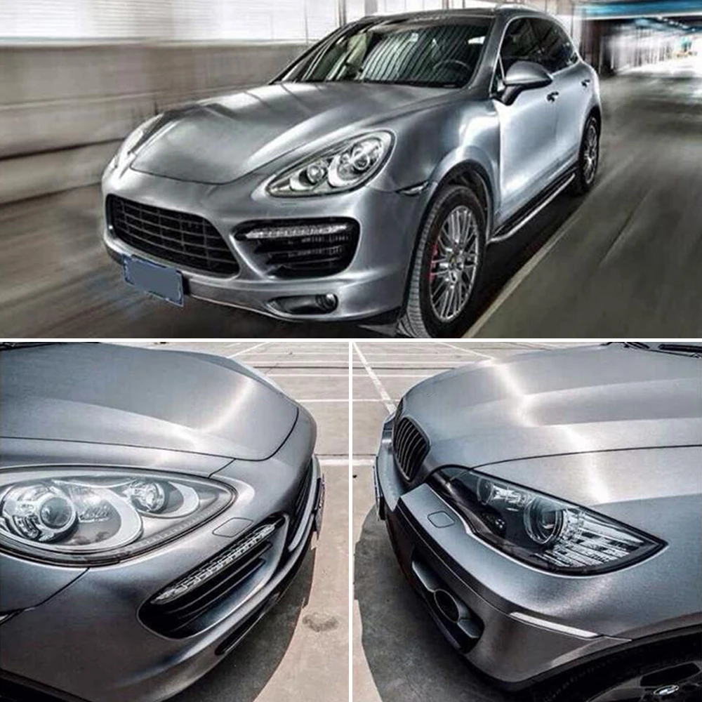 Car Stickers Vinyl Film Satin Matt Brushed Wrapping Foil Interior Matte 50*200cm