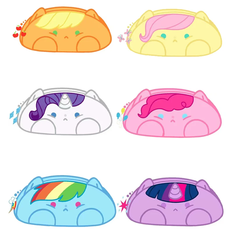 

Аниме Kawaii My Little Pony периферийный карандаш для учеников большой емкости для мальчиков и девочек косметичка